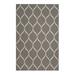 Palmetto Indoor/Outdoor Rug - Anthracite/Beige, 8' x 11' - Ballard Designs Anthracite/Beige 8' x 11' - Ballard Designs