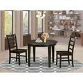 Red Barrel Studio® Hillhouse Rubberwood Solid Wood Dining Set Wood in Brown | 30 H in | Wayfair RDBL2326 34941213