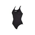 Arena Women's Arena Women's Solid Pro Swimming Costume Black White 34 Inch, Black/White, UK