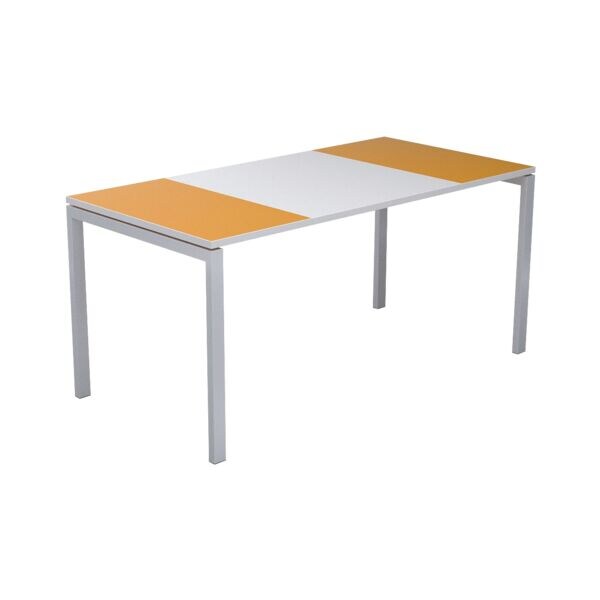 easyOffice Schreibtisch »easyOffice« 180 cm orange, 180x75x80 cm
