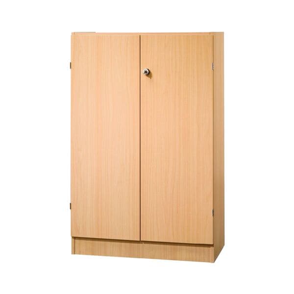 HAMMERBACHER Aktenschrank »Q-Line« 80 cm breit 3 OH abschließbar braun, 80x127x42 cm
