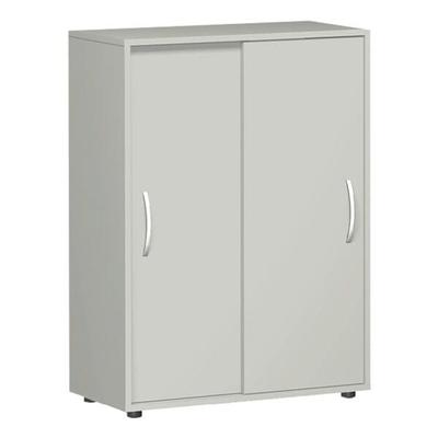 Geramöbel Schiebetürenschrank »Lissabon« 3 OH 80 cm grau, 80x110.4x40 cm