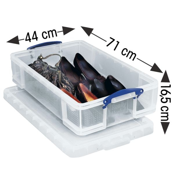Really Useful Box Ablagebox 33 Liter transparent, 71x16.5x44 cm Image