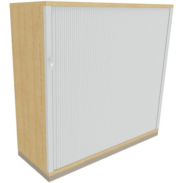 fm Büromöbel Querrollladenschrank »Fastline« 120 cm breit 3 OH königsahorn, 120x113.3x44.2 cm Image