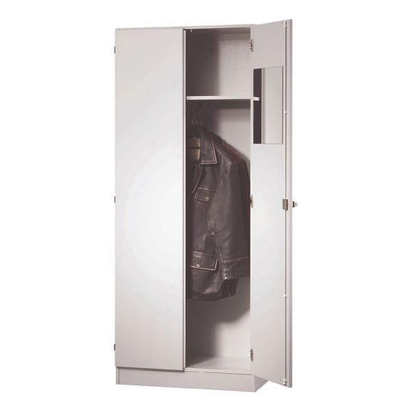 HAMMERBACHER Kleiderschrank grau, 80x200.4x42 cm Image