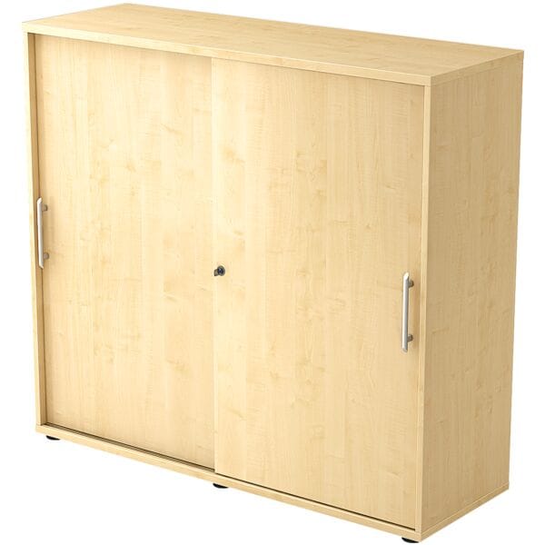 HAMMERBACHER Schiebetürenschrank 3 OH braun, 120x110x40 cm