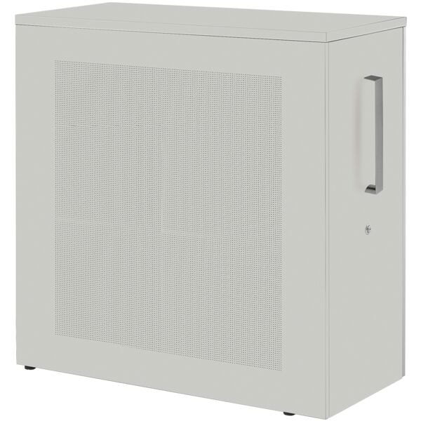 mauser Hochauszugsstahlschrank »Kontoro« 2,5 OH rechts stehend grau, 43.2x105x80 cm Image