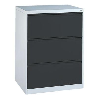 CP Hängeregistraturschrank A4 schwarz, 78.7x104.5x59 cm
