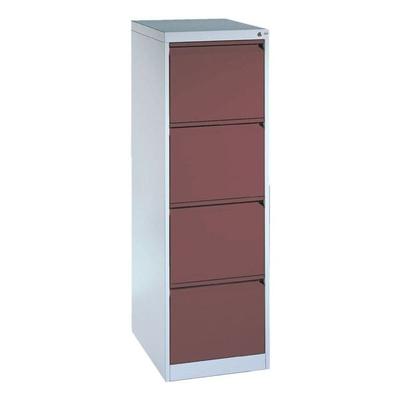 CP Hängeregistraturschrank A4 rot, 43.3x135.7x59 cm