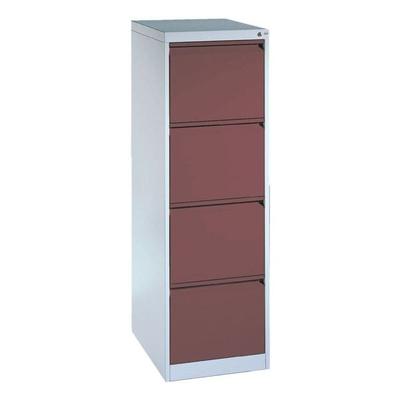 Hängeregistraturschrank A4 rot, CP, 43.3x135.7x59 cm