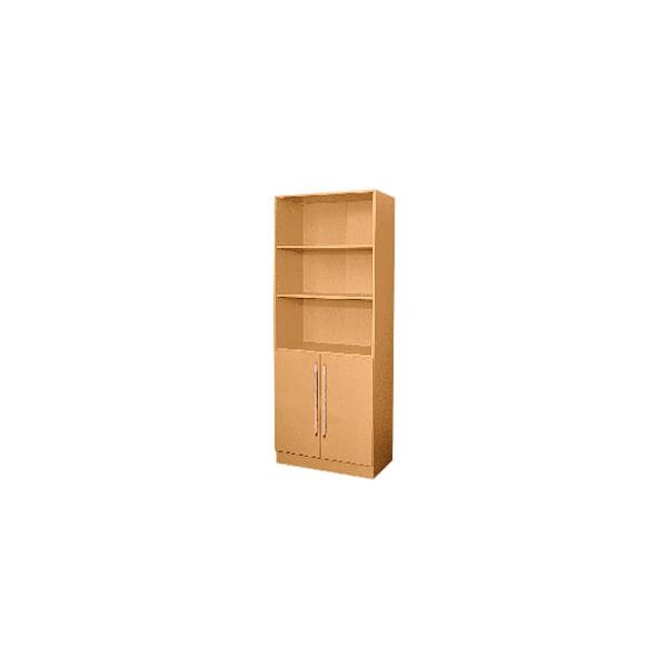 HAMMERBACHER Mehrzweckschrank »Q-Line« nicht abschließbar braun, 80x200.4x42 cm