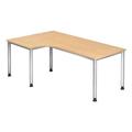 Winkelschreibtisch »OTTO Office Line I« braun, OTTO Office Premium, 200x76x120 cm