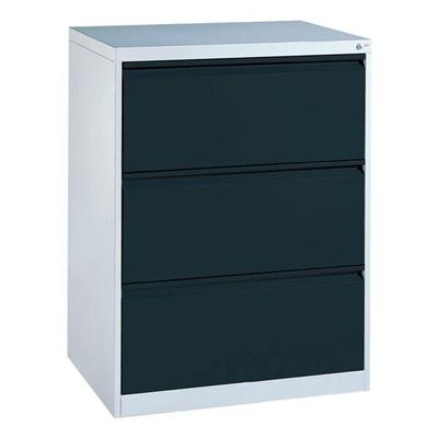 CP Hängeregistraturschrank A4 schwarz, 78.7x104.5 cm