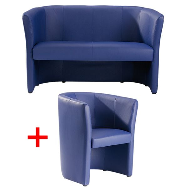 Nowy Styl Couch-Set blau, 70x85x45 cm Image