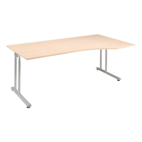 Geramöbel PC-Arbeitstisch »Lissabon« 180 cm rechts braun, 180x82x100 cm