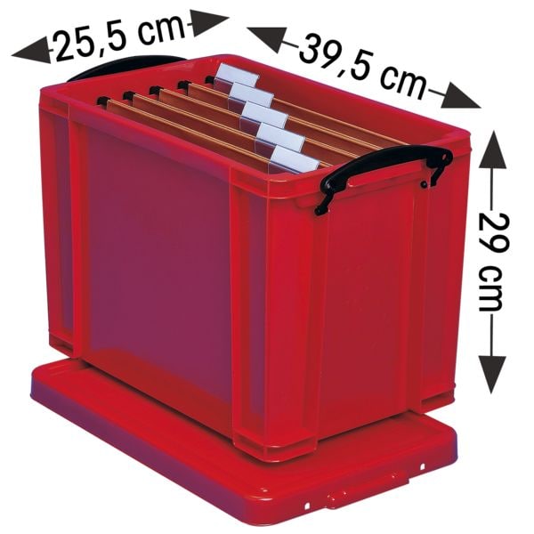 Really Useful Box Ablagebox 19 Liter rot, 39.5x27x29 cm Image