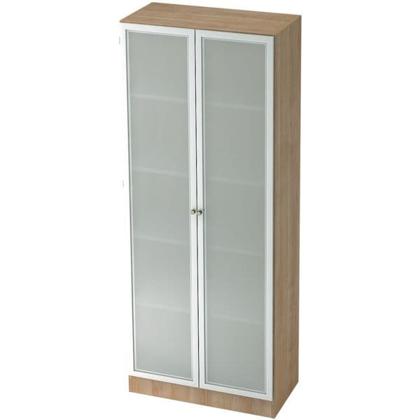 OTTO Office Premium Aktenschrank »OTTO Office Line IV« 5 OH Glastüren braun, 80x200.6x42 cm