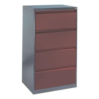 CP Hängeregistraturschrank A4 rot, 78.7x135.7 cm