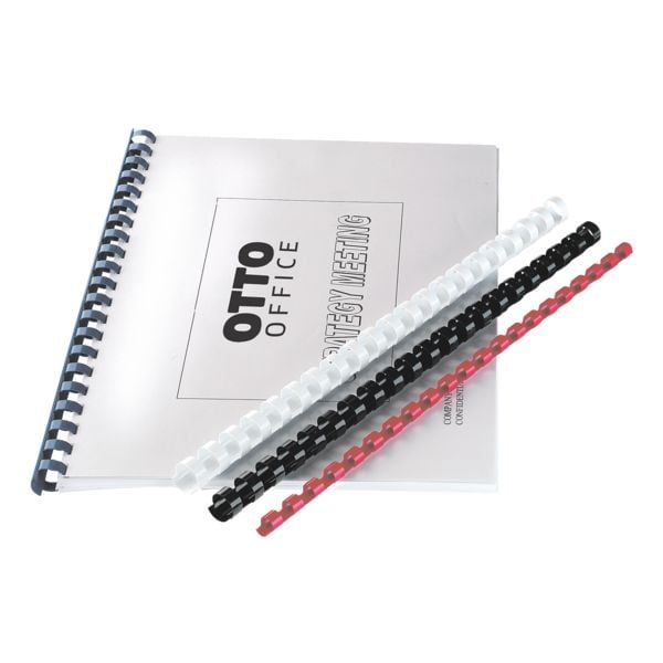 OTTO Office Plastikbinderücken - 80 Blatt rot Image