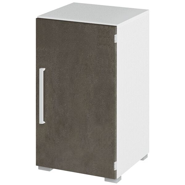 röhr Aktenschrank »Objekt Plus« 2 OH schmal Türanschlag rechts grau, 40x74.5x41.9 cm Image