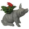 Expo Decor LLC Resin Statue Planter Resin/Plastic | 13.5 H x 8.5 W x 17 D in | Wayfair 5658/CEMENT