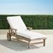 Cassara Chaise Lounge with Cushions in Weathered Finish - Sailcloth Seagull, Standard - Frontgate