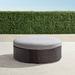 Pasadena Ottoman in Bronze Finish - Linen Flax, Standard - Frontgate