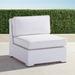 Set of 2 Palermo Center Chairs with Cushions in White Finish - Custom Sunbrella Rain, Special Order, Rain Aruba, Standard - Frontgate