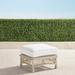 Hampton Ottoman in Ivory Finish - Natural, Standard - Frontgate