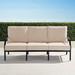 Grayson Sofa with Cushions in Black Finish - Rumor Vanilla - Frontgate