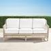 Hampton Sofa in Ivory Finish - Sailcloth Air Blue, Standard - Frontgate