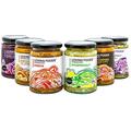 Loving Foods Award-Winning *Organic & Made in the UK* Sauerkraut & Kimchi Mixed Case (475g) Raw, Unpasteurised & Bursting with Beneficial Live Bacteria (12 x Jars - Mixed Case)