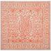 Red 72 x 0.63 in Area Rug - August Grove® Zeringue Floral Handmade Tufted Gray/Rust Area Rug Viscose/Wool, Copper | 72 W x 0.63 D in | Wayfair