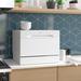 Danby 22" 52 dBA Countertop Digital Control Dishwasher in Gray/White | 17.25 H x 21.65 W x 19.69 D in | Wayfair DDW621WDB