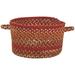 August Grove® Holcombe Fabric Basket Fabric in Red | 7.5 H x 12 W x 12 D in | Wayfair AGGR1877 37149286