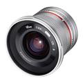 SAMYANG 12mm F2.0 Objektiv für Fuji X – Weitwinkel Objektiv Festbrennweite manueller Fokus Foto Objektiv für Fuji X-T4, X-T200, X-T30, X-T100, X-A5, X-T3, X-H1, X-E3, X-T20, X-A10, silber 1220510102