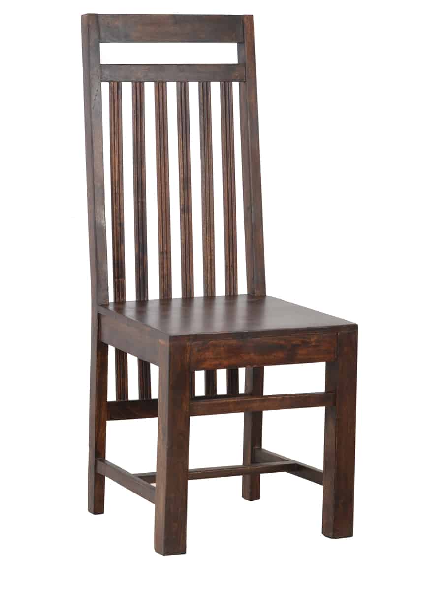 MiaMöbel Stuhl Colombo Massivholz Akazie Kolonialstil Indien Indisch