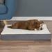 Petmaker Orthopedic Sherpa Memory Foam Dog Mat Polyester/Memory Foam in Gray | 4 H x 30 W x 20.5 D in | Wayfair M320149