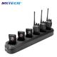 NKTECH 6-Way Six Way Universal Rapid Multi Charger For Pofung BaoFeng BF-888S BF-777S BF-666S Two-Way Radio Walkie Talkie Batteries 7.4V Li-ion Batteries Accessories Warranty (1-Pack-Black)