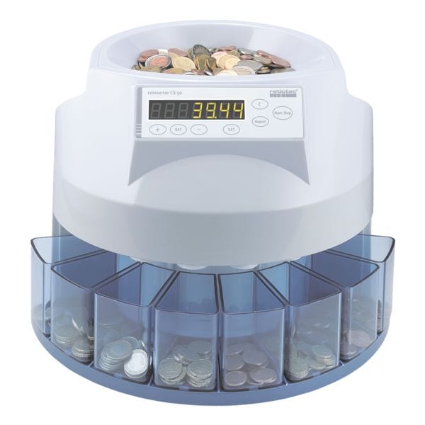 ratiotec Münzzählmaschine »CS 50« grau, 33x26.6x35.5 cm Image