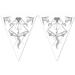 The Beistle Company Wedding Bells Pennant Banner | 11 H x 12 W in | Wayfair 57724