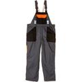 safetY&more EVO 689-0-2900-XL Bib Overalls DPLF Tested Cut-Protection (Test centre KWF), Antrhacite, Size - XL