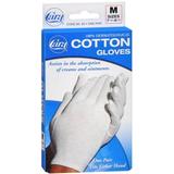 Cara 100% Dermatological Cotton Gloves Medium 1 Pair (Pack of 6)