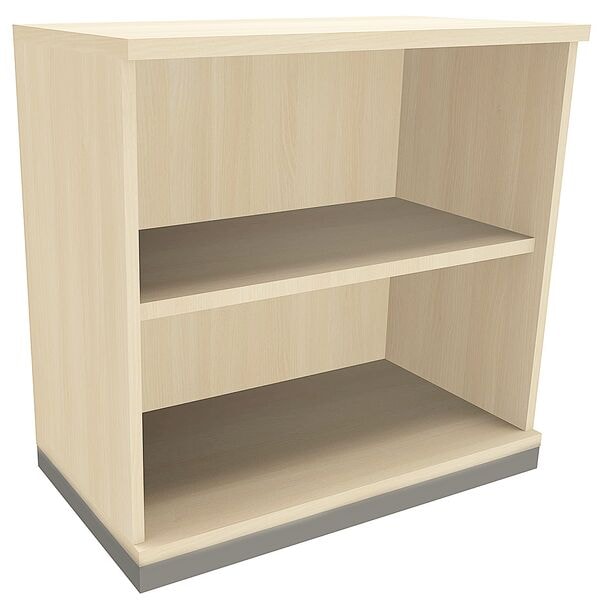 fm Büromöbel Aktenregal »Sidney« 80 cm breit 2 OH braun, 80x78.1x44.2 cm Image