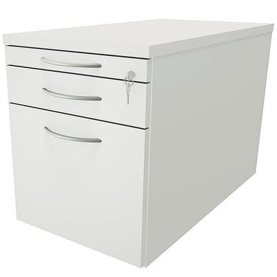 fm Büromöbel Rollcontainer mit Hängeregister Tiefe 80 cm »Sidney« einheitliches Dekor grau, 43.4x54x80 cm Image
