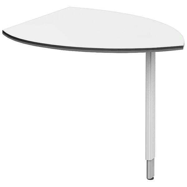 röhr Anbautisch Freiform links weiß, 101.5x82x104.4 cm Image