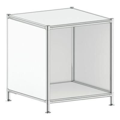 viasit Aktenregal »System 4« schmal 1 OH weiß, 40.4x40.4 cm