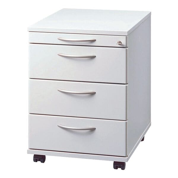 HAMMERBACHER Rollcontainer »A-Line« 3 Schubladen grau, 42.8x59x55.3 cm