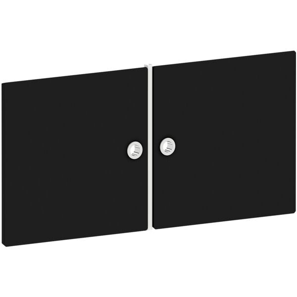 viasit Tür für Regal »System 4« breit schwarz, 75x37.5x1.5 cm