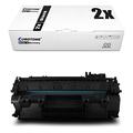 2x Eurotone Remanufactured Toner for HP LaserJet Pro 400 MFP M 425 dw dn replaces CF280X 80X